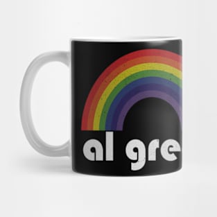 Al Green / Vintage Rainbow Design // Fan Art Design Mug